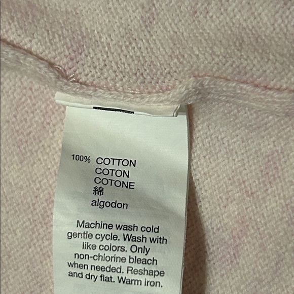 GAP Light Pink Women's Open Cotton Cardigan M - Picture 5 of 5